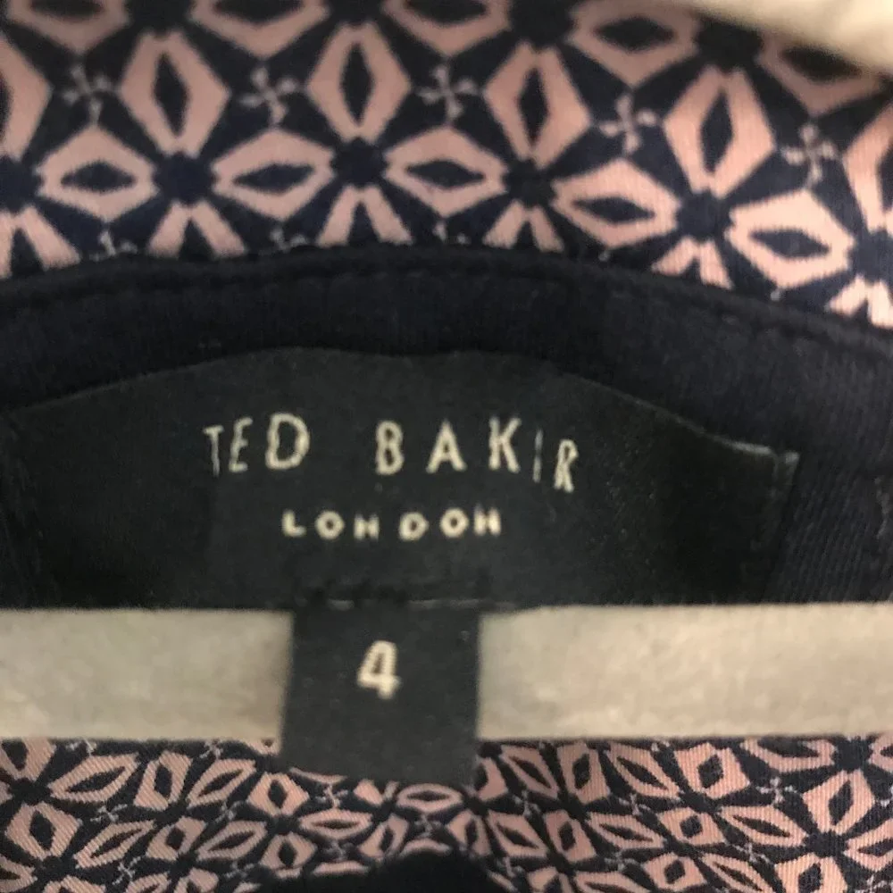 Ted Baker Rickee Polo Blue/Pink Detail SZ L (4)